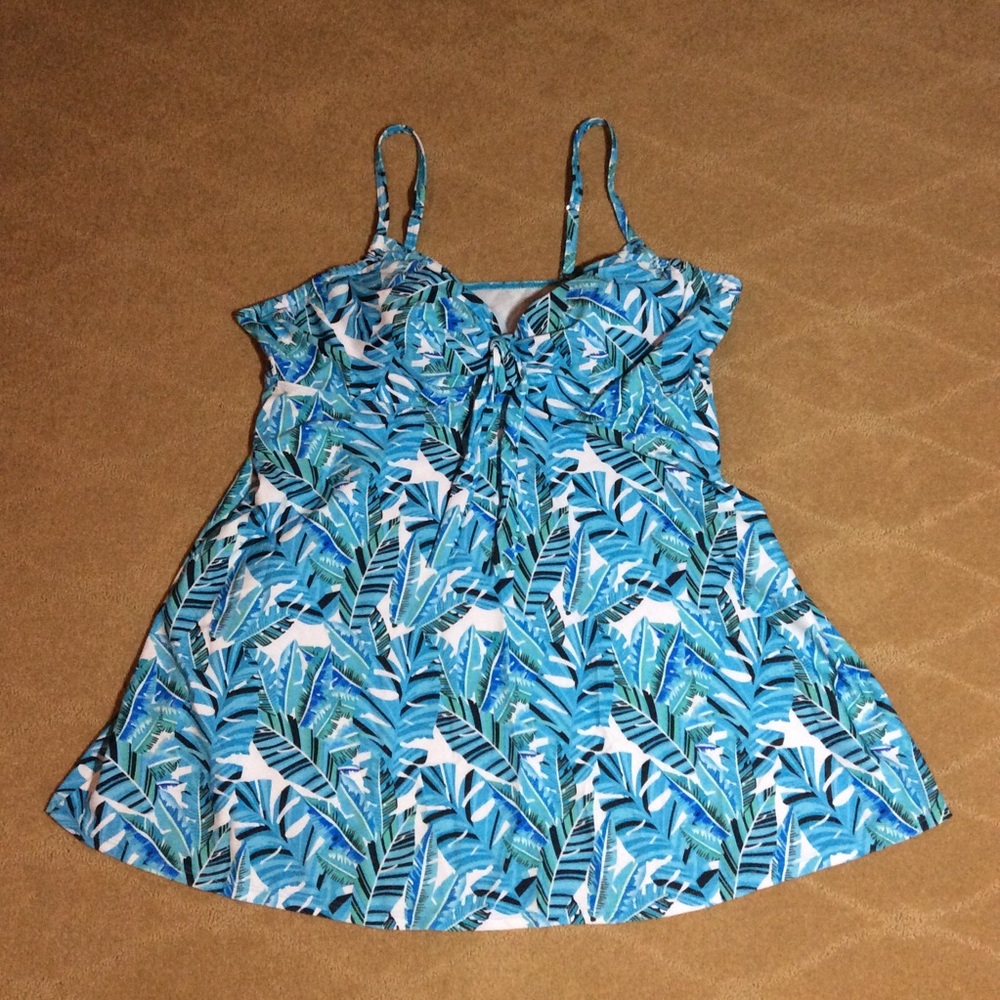 NWOT 2-Piece Tie-Front Swimdress & Brief, 26